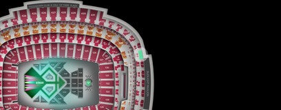 Seat view from Standing Room Only