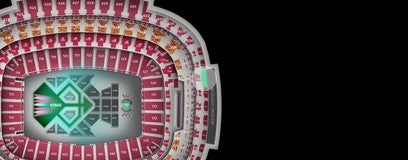 Seat view from Standing Room Only