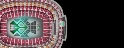 Seat view from Standing Room Only