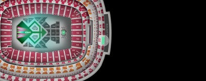 Seat view from Standing Room Only