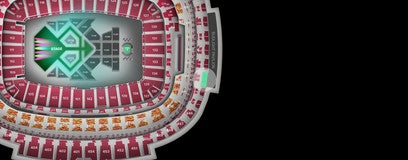 Seat view from Standing Room Only