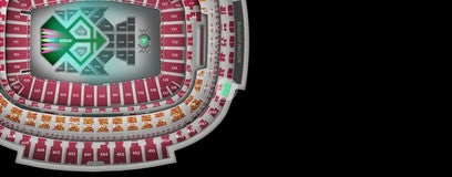 Seat view from Standing Room Only