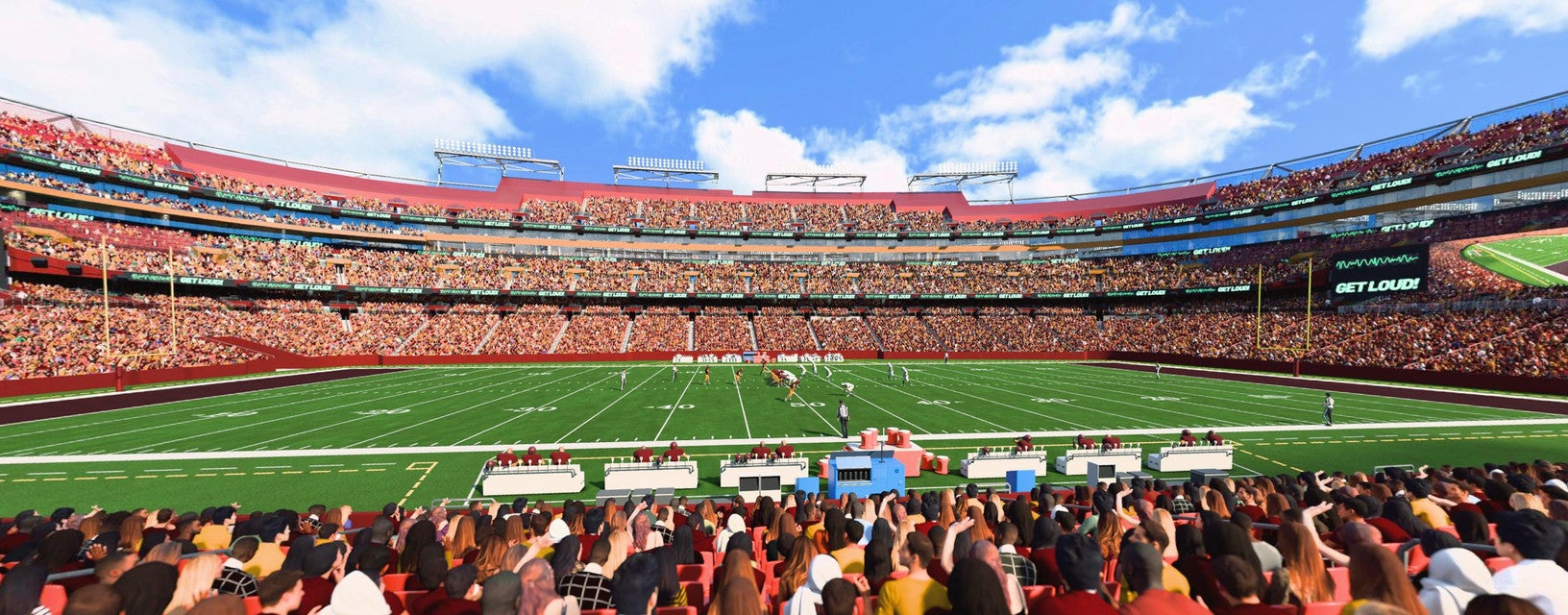Seat view from Lower Midfield