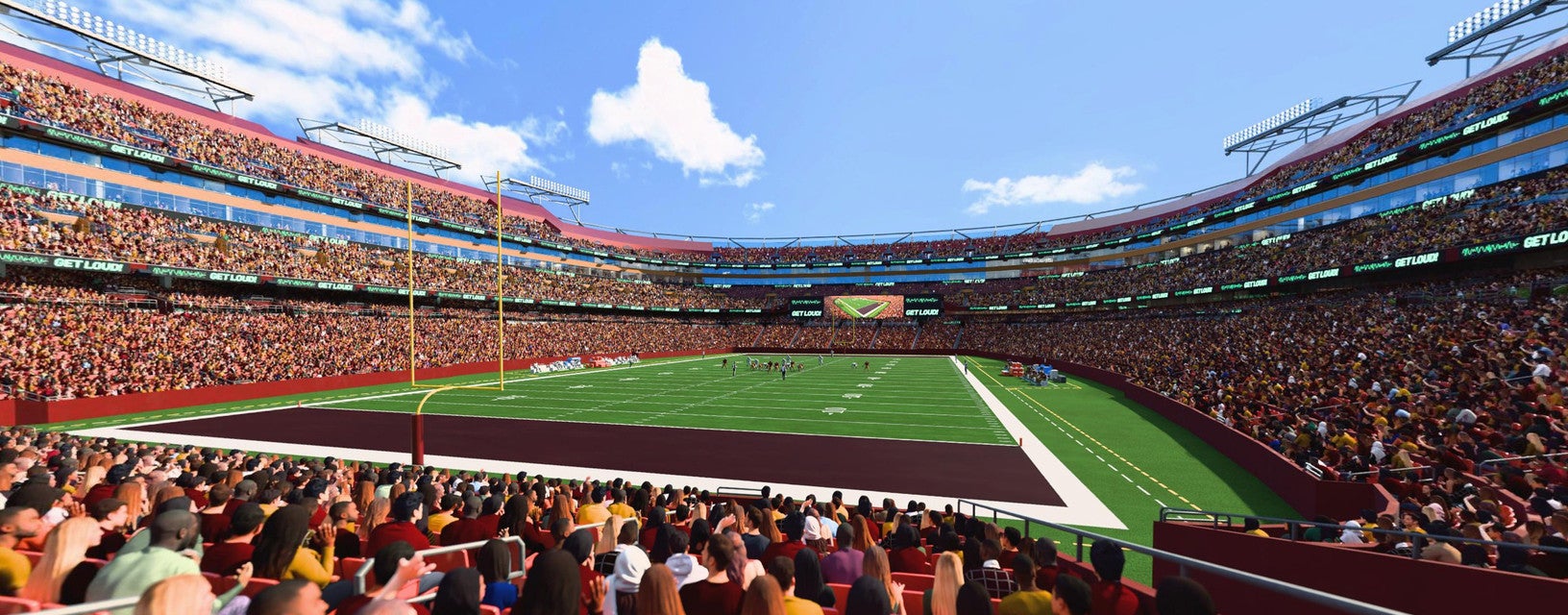 Seat view from Lower End Zone