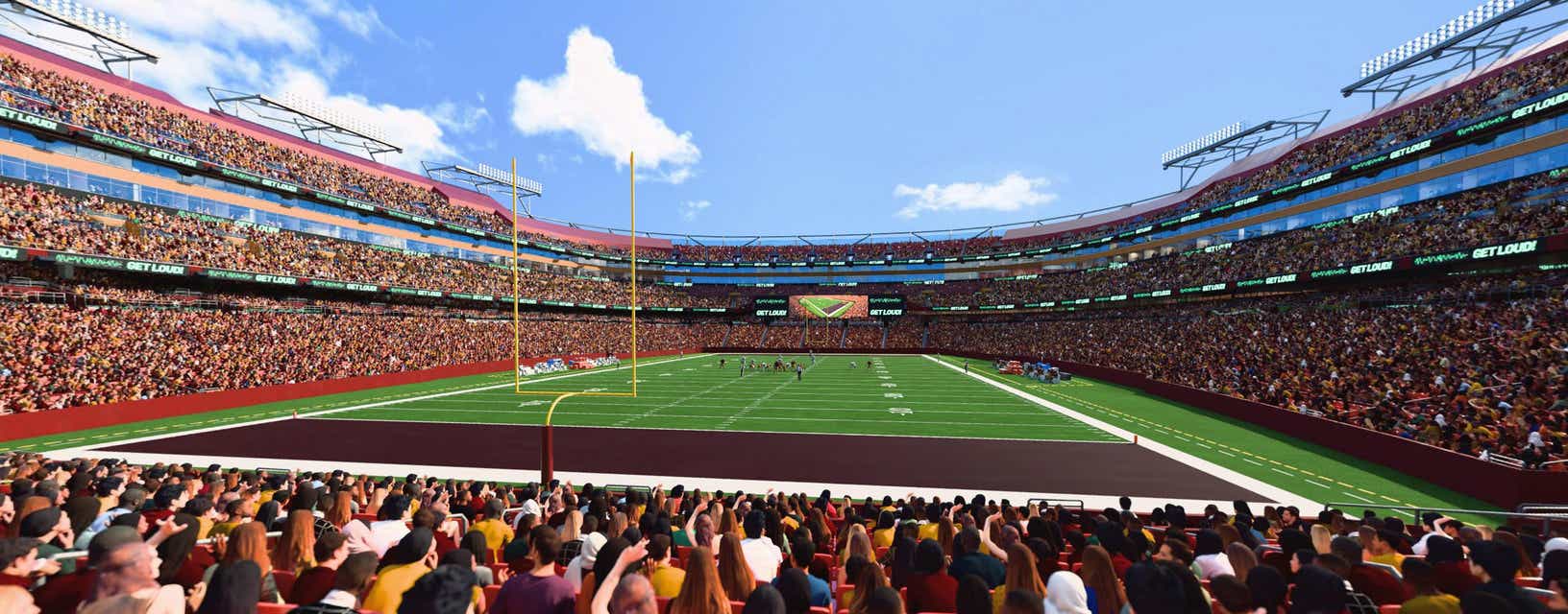 Seat view from Lower End Zone