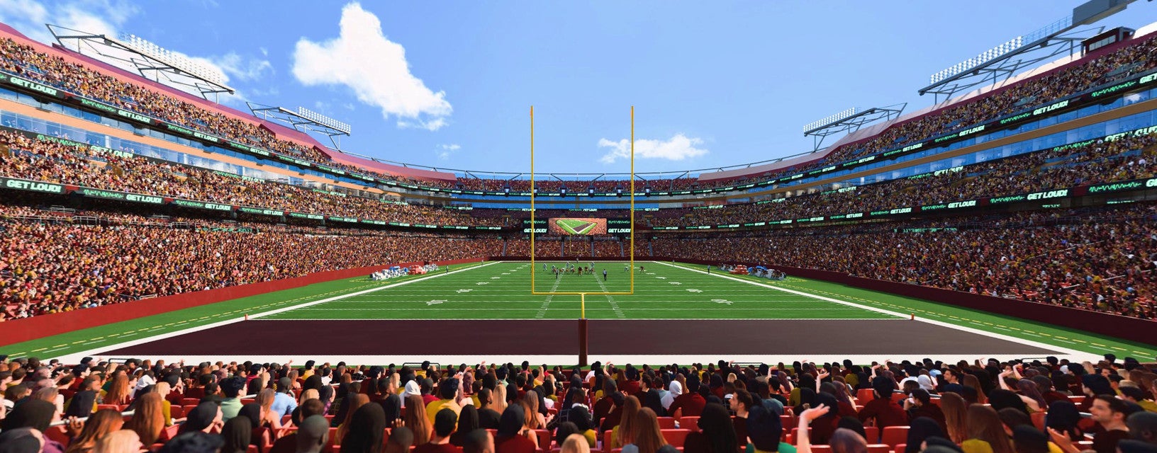 Seat view from Lower End Zone