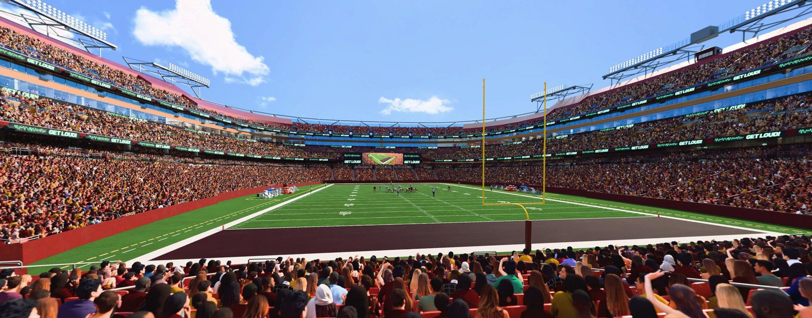 Seat view from Lower End Zone
