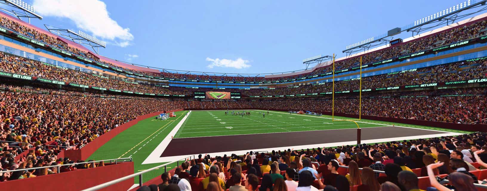 Seat view from Lower End Zone