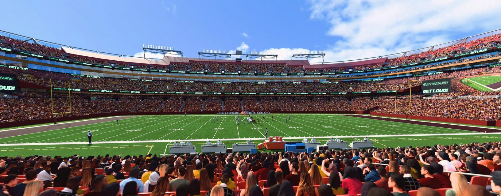 Seat view from Lower Midfield