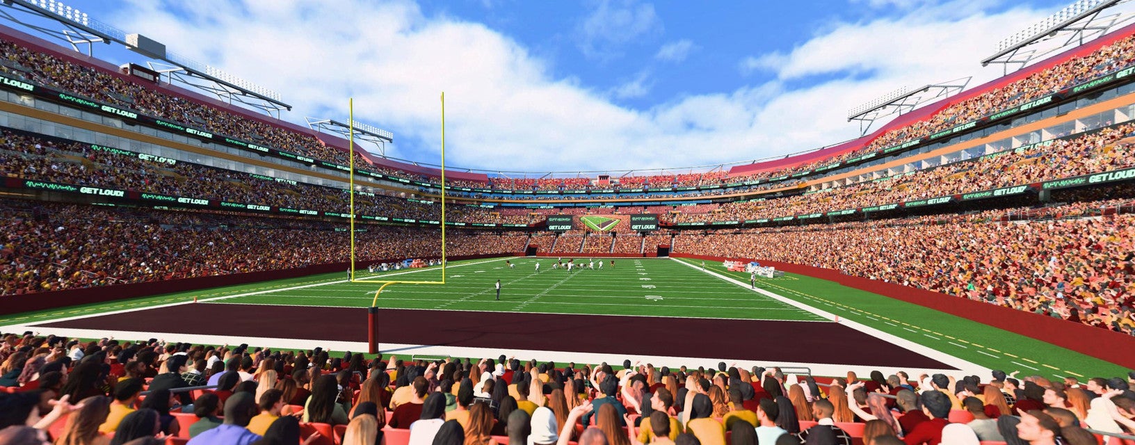 Seat view from Lower End Zone
