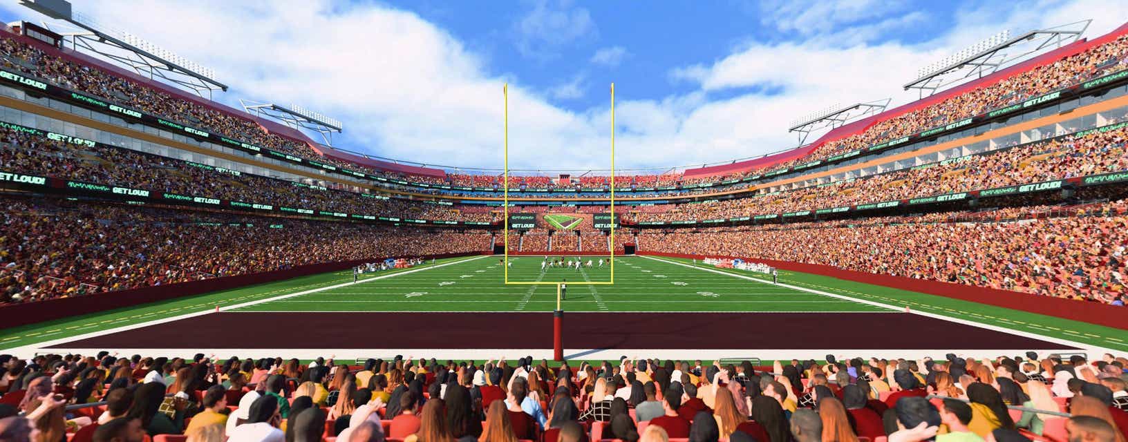 Seat view from Lower End Zone