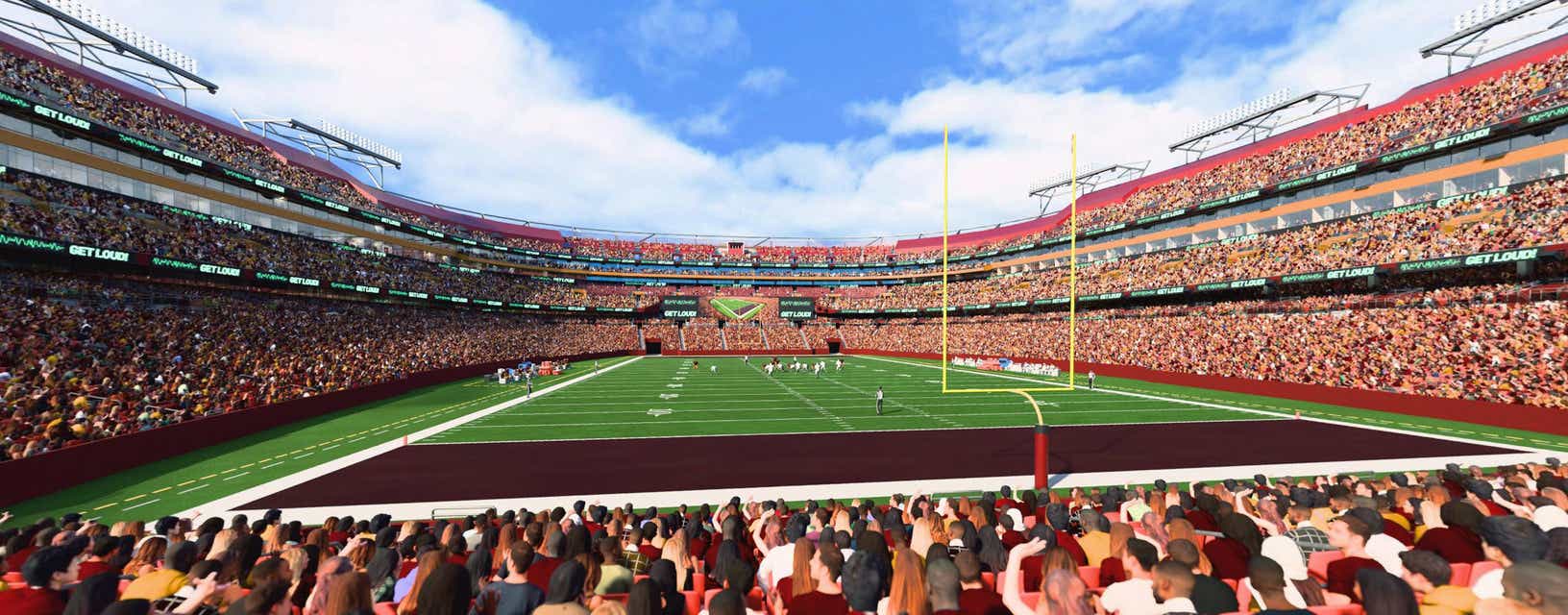 Seat view from Lower End Zone
