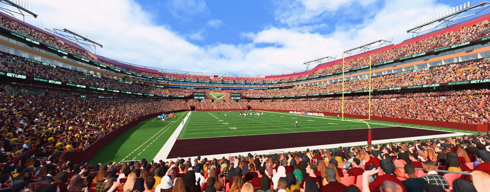 Seat view from Lower End Zone