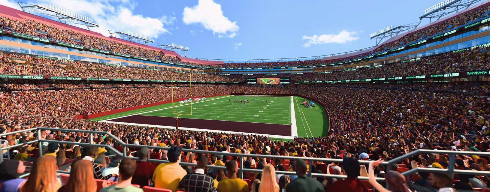 Seat view from Lower End Zone
