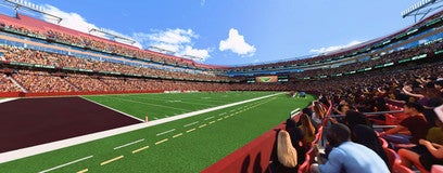 Seat view from Dream Seat