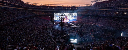 Seat view from Club Standing Decks