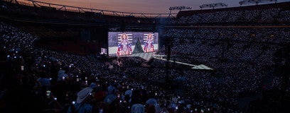 Seat view from Zone B Club