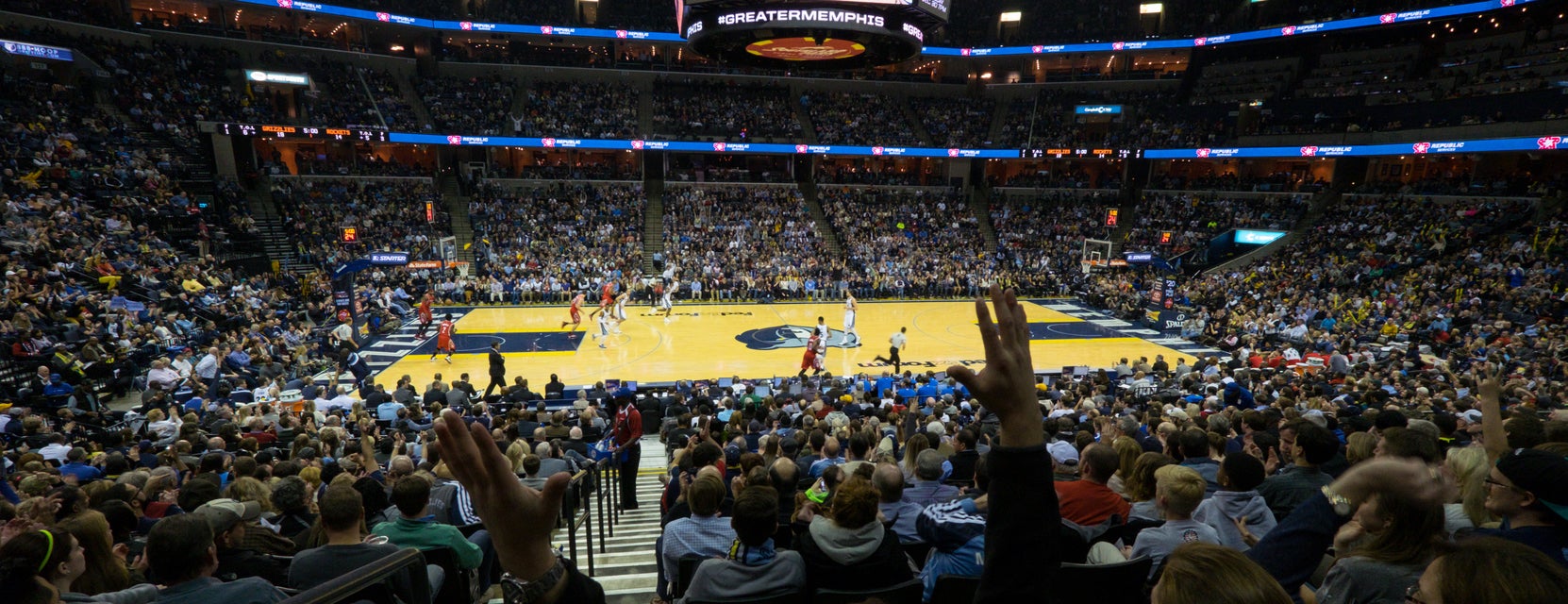 Seat view from Plaza Center