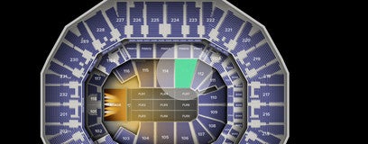 Seat view from Plaza Center 113