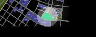 Seat view from Fedex Forum Garage