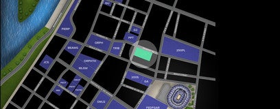 Seat view from Peabody Place Blues