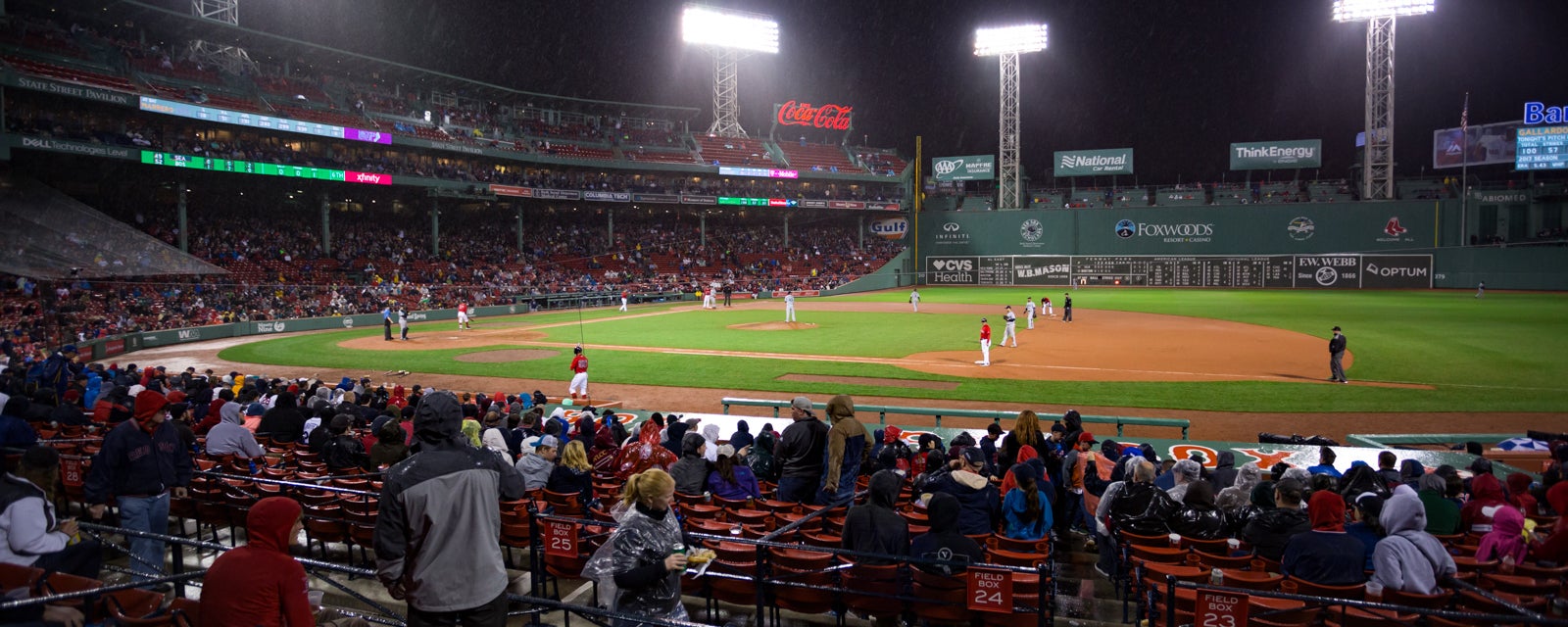 Seat view from Loge Box