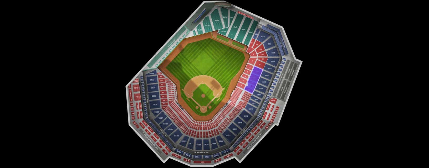 Seat view from Right Field Box