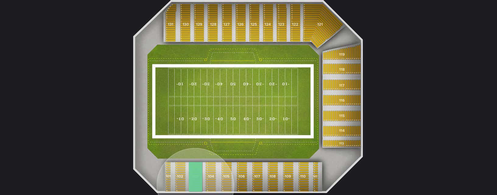 Seat view from Bowl