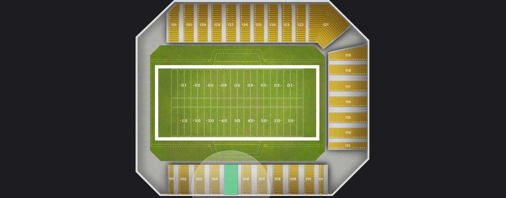 Seat view from Bowl