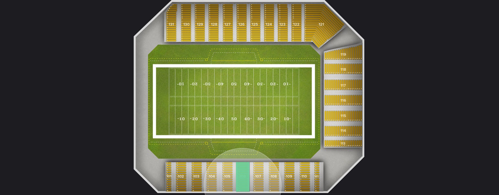 Seat view from Bowl