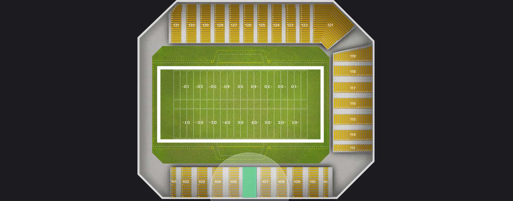 Seat view from Bowl