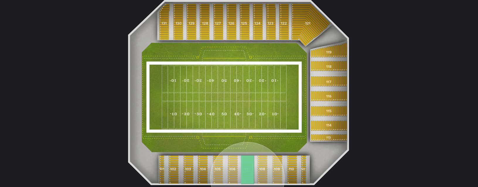 Seat view from Bowl