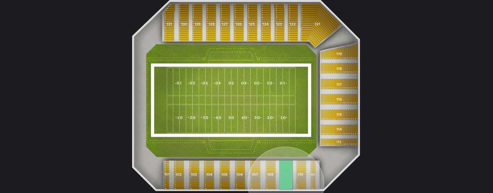 Seat view from Bowl