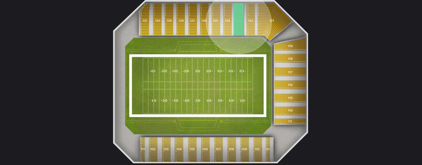 Seat view from Bowl