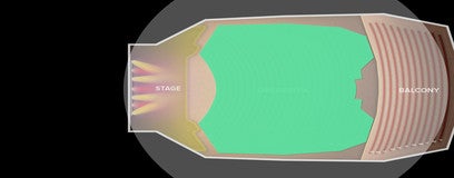 Seat view from Orchestra