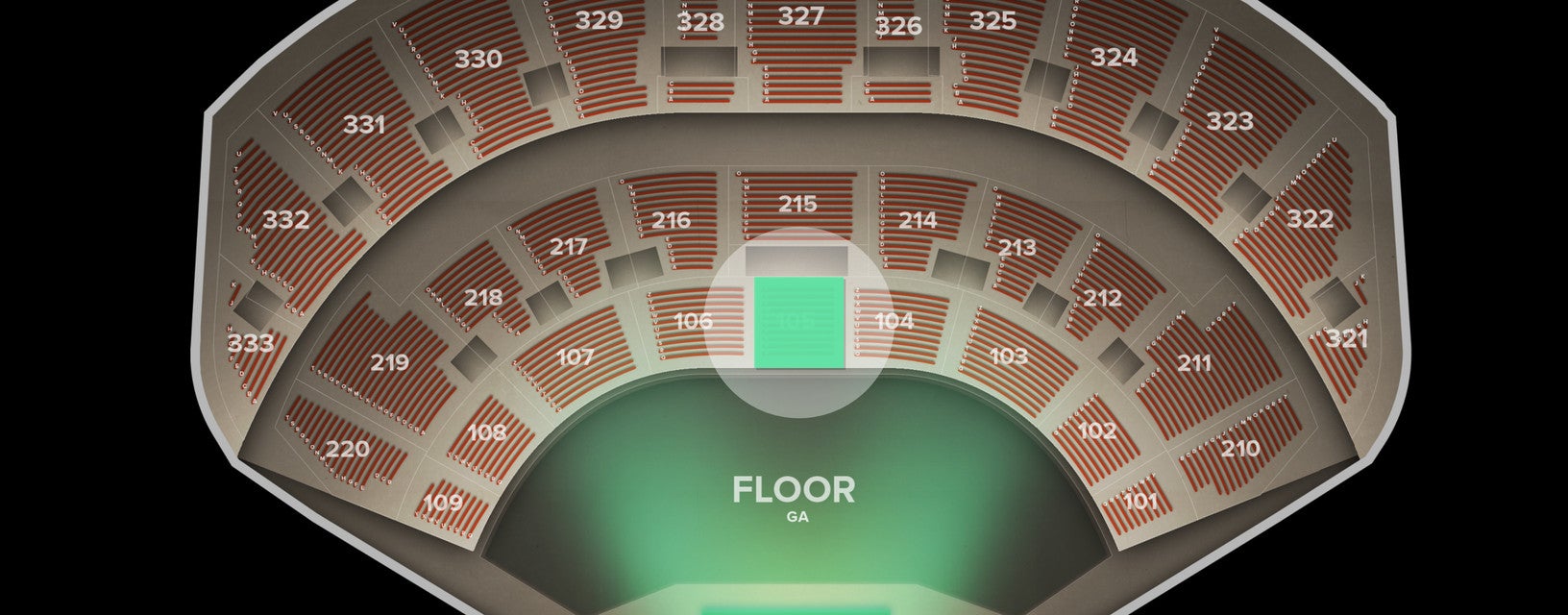 Seat view from Lower