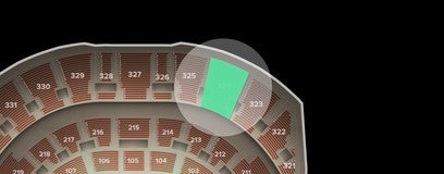 Seat view from Upper