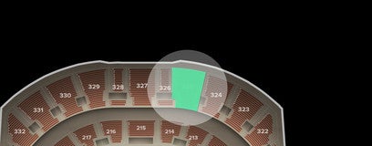 Seat view from Upper