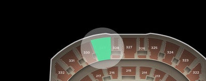 Seat view from Upper