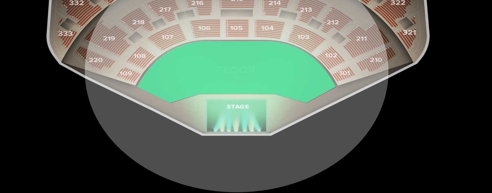 Seat view from Floor