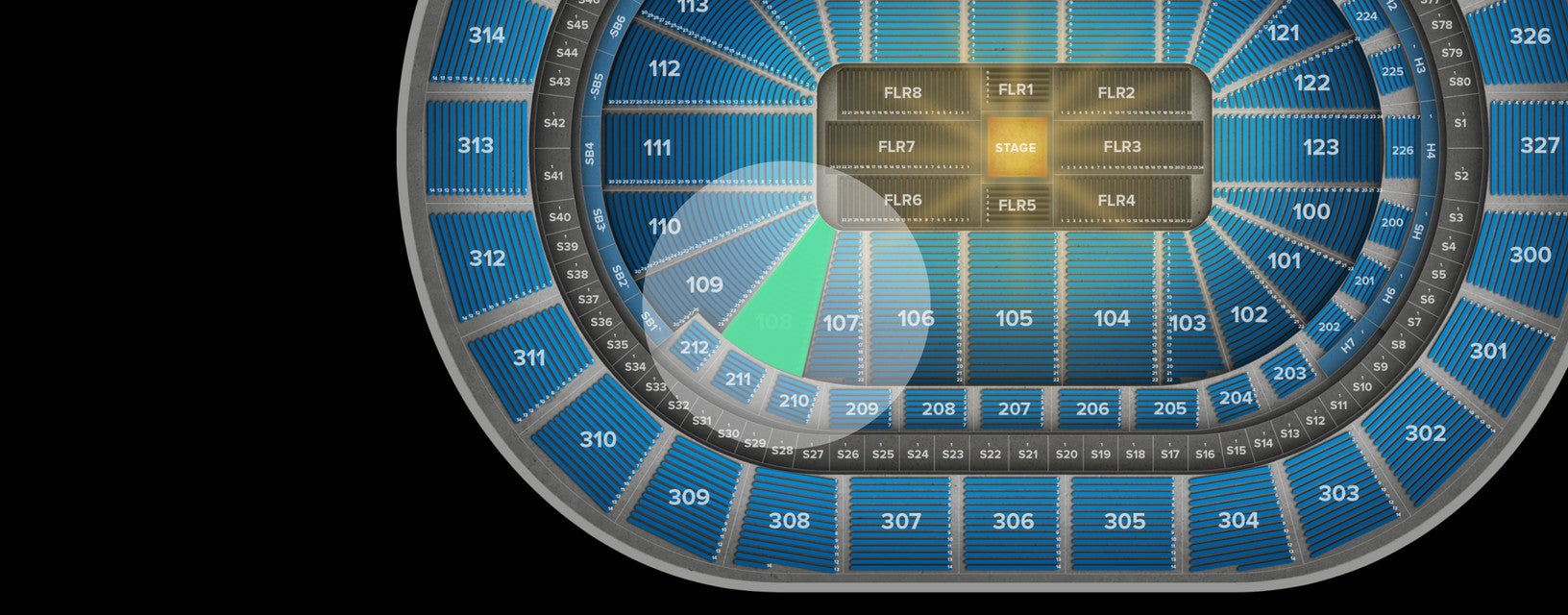 Seat view from Lower