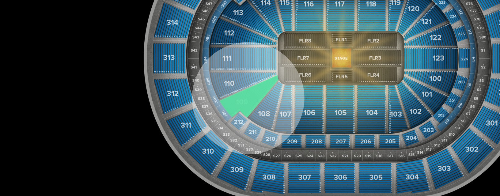 Seat view from Lower