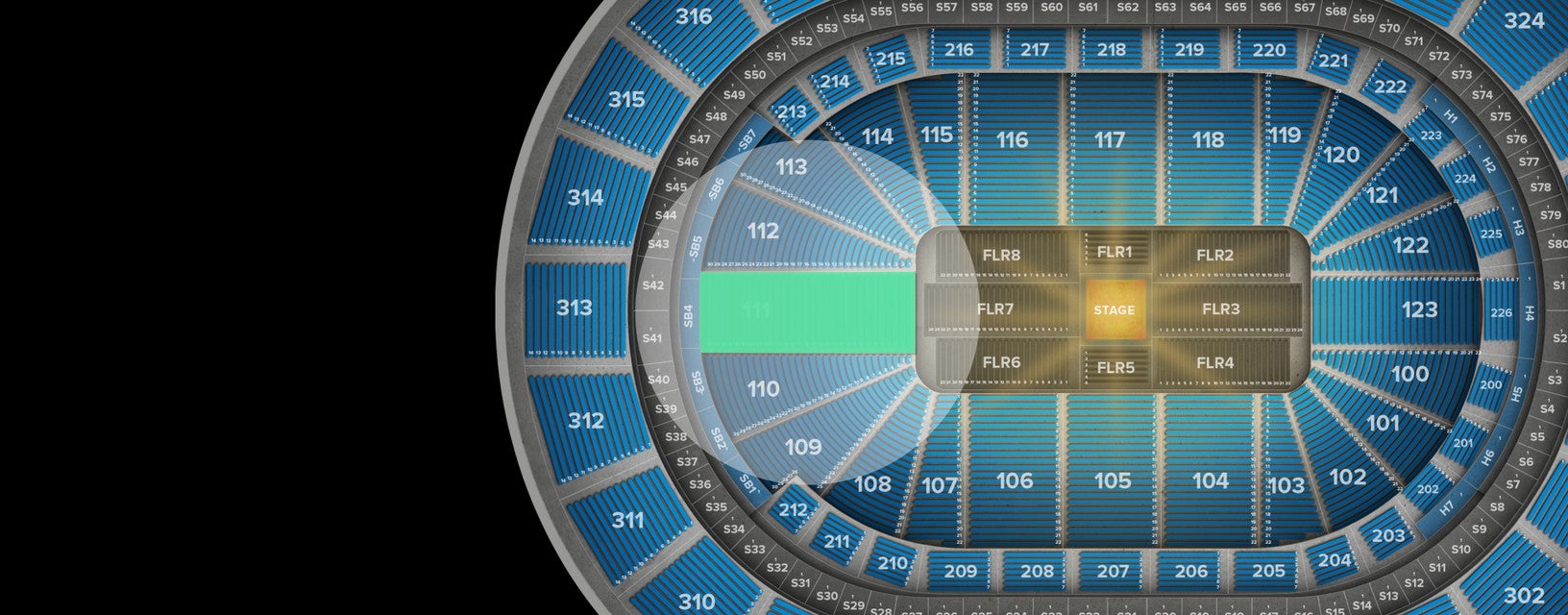 Seat view from Lower
