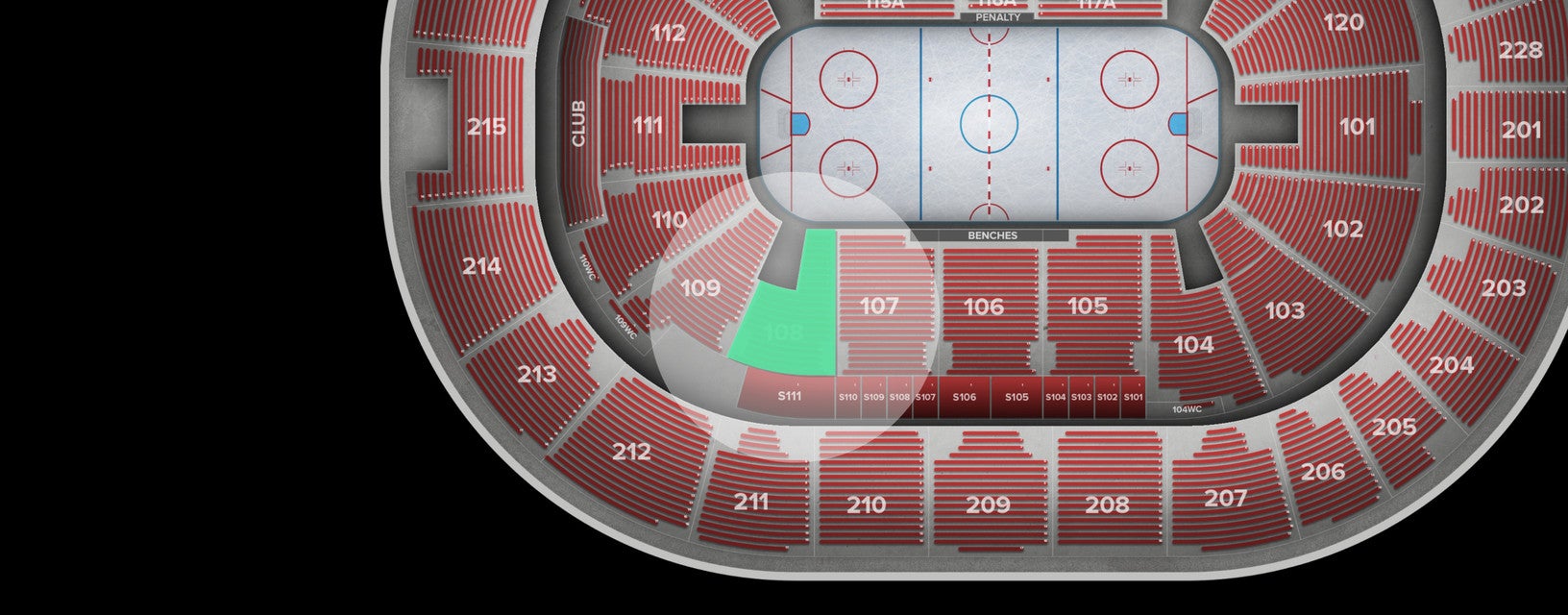 Seat view from Lower
