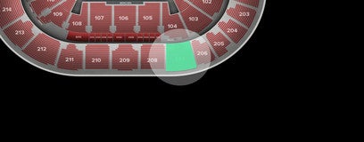 Seat view from Upper