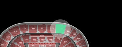 Seat view from Upper