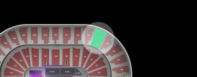 Seat view from Upper