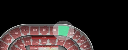 Seat view from Upper