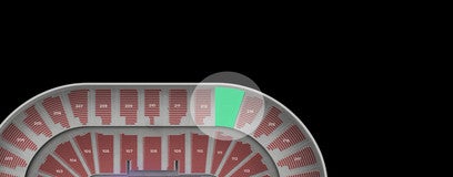 Seat view from Upper