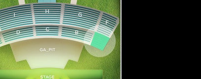 Seat view from Lower